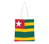 WBQLSL Bolsa de la compra con la bandera de Togo, unisex, ligera, adecuada para compras, promoción de eventos, viajes, trabajo, bolsa de mano reutilizable