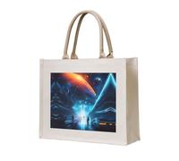 WBQLSL Bolsa de playa con diseño del futuro de ciencia ficción, perfecta para la playa, picnics, viajes y ocio junto a la piscina