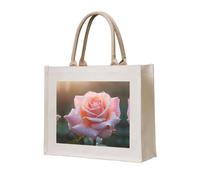 WBQLSL Bolsa de playa con estampado de rosas florecientes, perfecta para la playa, picnics, viajes y ocio junto a la piscina