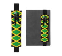 WBQLSL Bolsa elástica para bolígrafos con diseño de bandera de Jamaica, adecuada para regalos de cumpleaños de niñas, día del profesor, temporada de graduación, caja de regalo íntima