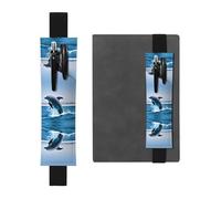 WBQLSL Bolsa elástica para bolígrafos con diseño de delfines saltando adecuada para regalos de cumpleaños de niñas, día del profesor, temporada de graduación, caja de regalo íntima