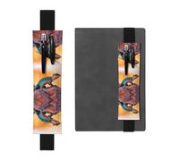 WBQLSL Bolsa para bolígrafos con banda elástica con diseño de lagartos, adecuada para regalos de cumpleaños de niñas, día del profesor, temporada de graduación, caja de regalo íntima