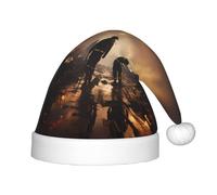 WBQLSL Bomberos que luchan contra incendios, sombreros de Navidad para niños, fiestas de Navidad, Halloween, actuaciones escénicas y otras escenas de fiesta navideña.