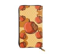 WBQLSL Bonita cartera de cuero con cremallera para hámster, bolsa de mano de 7.5 x 4.1 pulgadas de largo, múltiples compartimentos y gran capacidad, un buen regalo para amigos