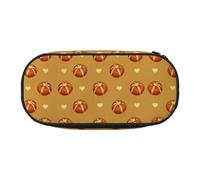 WBQLSL Buttered Bread - Estuche para lápices de gran capacidad, bolsa de almacenamiento de papelería de partición multicapa, suministros de oficina de aprendizaje unisex