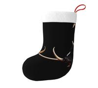WBQLSL Calcetines de almacenamiento decorativos con estampado de corrida de toros feroces de 17.7 x 11 pulgadas, para fiestas de Navidad y Año Nuevo