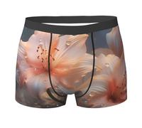 WBQLSL Calzoncillos tipo bóxer para hombre con estampado bermellón mágico, de secado rápido, transpirables y cómodos para el uso diario, Negro, M