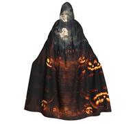WBQLSL Capa con capucha para adultos de All Hallows' Eve adecuada para juegos de rol y fiestas temáticas