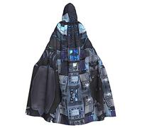 WBQLSL Capa con capucha para Halloween, unisex, para carnaval, fiestas temáticas y disfraces Cabin of the Future