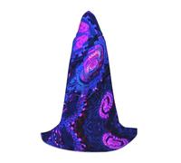 WBQLSL Capa de cosplay con capucha | Impresión L de engranajes mecánicos - Accesorio para disfraz de escenario de juego de rol