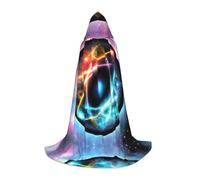 WBQLSL Capa de cosplay con capucha | Maravilloso universo impreso mediano - Accesorio para disfraz de escenario de juego de rol