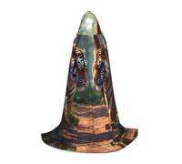 WBQLSL Capa de mago S estampada de tit for tat, adecuada para adultos y adolescentes, gama de tallas completas S, M, L