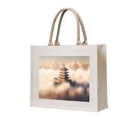 WBQLSL Castillos en España Bolsa de playa estampada | Perfecto para la playa, picnics, viajes y ocio junto a la piscina