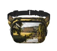 WBQLSL Chatsworth Estate - Riñonera con diseño elegante, bolsa deportiva de viaje ligera, impermeable y resistente al desgaste