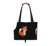 WBQLSL Clever Fox - Bolsa de viaje para mascotas, pequeña bolsa de hombro para coches y personas