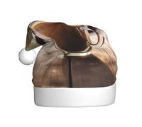 WBQLSL Coffee by the glass - Sombrero decorativo para adultos, sombrero de Papá Noel unisex de 15.7 pulgadas de alto, sombrero de Papá Noel, sombrero de Papá Noel de felpa para Navidad y Año Nuevo