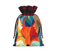 WBQLSL Colorido Little Foxes - Bolsillo de flores impresas de 8.3 x 11.8 pulgadas, bolsa de regalo para decoración de fiestas, dulces y aperitivos