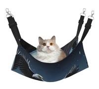 WBQLSL Eagle Under The Stars - Hamaca grande impresa para mascotas, hamaca para gatos, hurones, cachorros, conejos, animales pequeños
