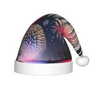WBQLSL Espléndidos fuegos artificiales para niños, sombreros de Navidad para eventos de Navidad, espectáculos de Navidad, escena de fiesta, fiesta de Año Nuevo, sombreros de moda para niños