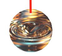 WBQLSL Este colgante redondo de cristal de Navidad con patrones de remolino de metal líquido es perfecto como adorno de árbol de Navidad, regalo de cumpleaños o aniversario.