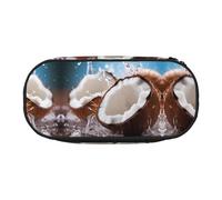 WBQLSL Estuche para lápices con estampado de perlas, multicapa, adecuado para guardar artículos de papelería de oficina en el campus, Black, Talla única, Estuche de belleza