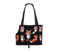 WBQLSL Fantasy Fox - Bolsa de viaje para mascotas, pequeña bolsa de hombro para coches y personas