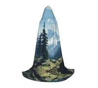 WBQLSL fig. Tomb - Capa de mago M estampada, adecuada para adultos y adolescentes, gama de tallas completas S, M, L