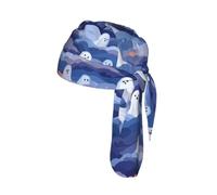 WBQLSL Friend of the Waves - Diadema de ciclismo con estampado de malla abierta, banda de sudor de secado rápido para hombres y mujeres, forro ajustable para casco y envoltura multideportiva, color