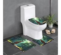 WBQLSL Gentle Kangaroo- Juego de alfombrillas antideslizantes para dormitorio, bañera, decoración del hogar, alfombra de felpa