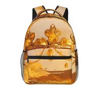 WBQLSL Golden Crown - Mochila casual para laptop, para viajes, senderismo, negocios, camping, gimnasio