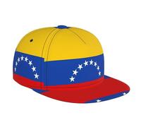 WBQLSL Gorra de béisbol con diseño de bandera de Venezuela, sombrero de viaje, adecuado para ciclismo y actividades al aire libre, color negro