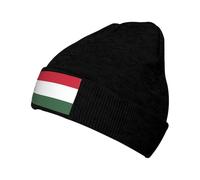 WBQLSL Gorro de esquí estampado de la bandera de Hungría. Perfecto para ciclismo, camping y correr. Se mantiene cómodo incluso después de un uso prolongado. Negro