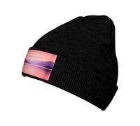 WBQLSL Gorro de esquí estampado Quiet Lake. Perfecto para ciclismo, camping y correr. Se mantiene cómodo incluso después de un uso prolongado. Negro