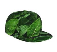 WBQLSL Green Leaf NaturePrinted - Gorra de béisbol elegante, sombrero de viaje, adecuado para ciclismo y actividades al aire libre