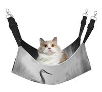 WBQLSL Hamaca colgante con diseño de grulla de corona roja, tamaño mediano, apta para gatos, hurones, cachorros, conejos, animales pequeños
