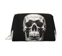 WBQLSL Hams - Bolsa de maquillaje de piel adecuada para llevar cosméticos contigo, esqueleto, Talla única