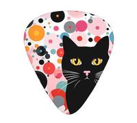 WBQLSL Hermosas púas de guitarra de gatito (finas/medianas/gruesas) adecuadas para todo tipo de instrumentos de cuerda,