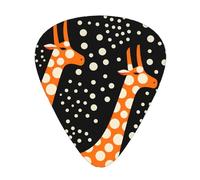 WBQLSL Hermosas púas de guitarra de jirafa (finas/medianas/gruesas) adecuadas para todo tipo de instrumentos de cuerda,