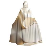 WBQLSL Hoja de papel impresa capa de Halloween, capa con capucha para bailes de máscaras, fiesta de carnaval o disfraz de cosplay