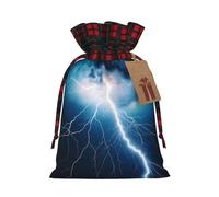 WBQLSL Lightning - Bolsa de regalo con estampado de flores de 8.3 x 11.8 pulgadas, para decoración de fiestas, dulces y aperitivos