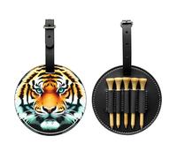 WBQLSL Little Fat Tiger Head - Bolsa de almacenamiento para camisetas de golf, diseño ligero para un almacenamiento rápido de camisetas