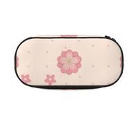 WBQLSL Little Pink Cherry Blossoms - Estuche de lápices de gran capacidad, bolsa de almacenamiento de papelería de partición multicapa, suministros de oficina de aprendizaje unisex
