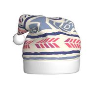 WBQLSL Los sombreros estampados festivos con patrón floral geométrico liso y los sombreros de Navidad para adultos son perfectos para fiestas de Navidad de invierno y uso diario