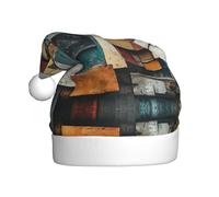 WBQLSL Los sombreros estampados festivos de Memory Fragments y los sombreros de Navidad para adultos son perfectos para fiestas de Navidad de invierno y uso diario