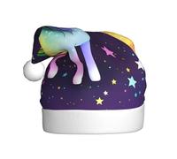 WBQLSL Los sombreros estampados festivos de una estrella de caballo y los sombreros de Navidad para adultos son perfectos para fiestas de Navidad de invierno y uso diario