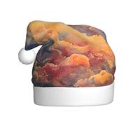 WBQLSL Los sombreros mágicos estampados festivos de acuarela de cielo estrellado y los sombreros de Navidad para adultos son perfectos para fiestas de Navidad de invierno y uso diario