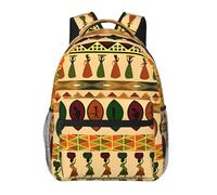 WBQLSL Mochila informal de estilo bohemio tradicional con patrón africano, mochila para laptop, para viajes, senderismo, negocios, camping, gimnasio
