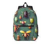 WBQLSL Mochila para portátil con patrón Atlas de insectos: puede almacenar artículos de oficina, gimnasio y viaje
