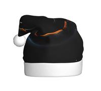 WBQLSL Mysterious Cosmic Black Holes - Sombrero decorativo para adultos, sombrero de Papá Noel unisex de 15.7 pulgadas de alto, sombrero de Papá Noel de felpa para Navidad y Año Nuevo