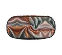 WBQLSL Pañuelo de seda de gran capacidad, bolsa de almacenamiento de papelería de partición multicapa, suministros de oficina de aprendizaje unisex